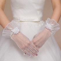 Sexy mesh gloves lace control accessories for masturbation