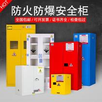 All-steel explosion-proof gas bottle cabinet reagent cabinet nitrogen poison alcohol sulfuric acid toxic hemp pumping cabinet ventilation and explosive