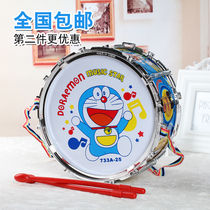 Small Drum Toys Children Drum Percussion Instrument Beating Drum Girl Baby Clap Drum Infant Garden Educational Toy Drum