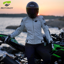 MOTOBOY motorcycle riding suit womens four seasons waterproof drop-proof warm locomotive racing jacket top reflective coat