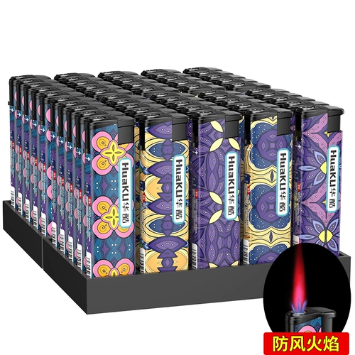 Защитная ветрозащитная одноразовая взрывобезопасная зажигалка, 50 шт, оптовые продажи, делается под заказ