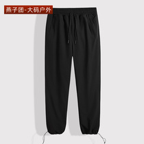 Winter plus size down pants mens plus fertilizer to increase sports pants loose all-match mens detachable liner warm trousers