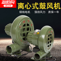 220V powerful high-power blower household stove canteen iron stove combustion hair dryer barbecue outdoor hair dryer