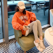 Sweater 2021 new loose net red fried street clothes pullover design sense of high-end sweet cool coat womens spring and autumn