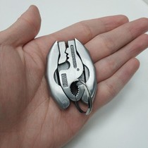 Home carp pliers multifunctional key pendant small fat pliers stainless steel folding wire stripper key chain