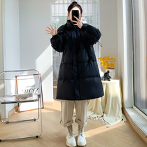 Pregnant women cotton-padded jacket in winter pregnancy thick cotton-padded jacket 2021 Korean version of loose fashion big belly warm down jacket