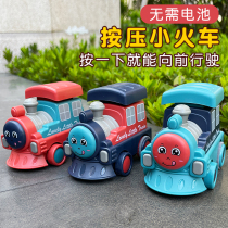 Childrens inertia train 4 boys press car puzzle 3 a 6 years old and a half toys baby 1 to 2 resistant to fall 5