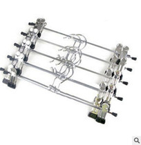 Dip plastic drying pants rack telescopic clothes rack clip socks underwear clothes rack childrens pants rack trousers clip hanging underwear clothes rack