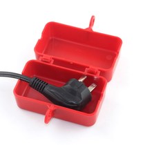 Plug lock box multifunction seat belt water heater robust dust-proof children rental hood drag wire plate socket with lock