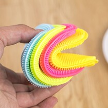 Dishwashing cloth non-oil kitchen special silicone washing brush cleaning ball household Brush pan brush plate special artifact