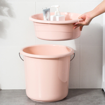 Plastic bucket thick storage bucket for household water storage