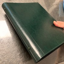 (Dark Green) 9-hole B5 soft leather loose-leaf book detachable notepad Cornell 5R efficient notebook teacher listening lesson preparation book students wrong questions this days weekly plan book bookkeeping book