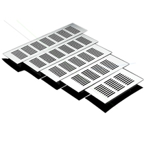 　Simple cabinet ventilation hole Aluminum alloy rectangular breathable mesh hardware accessories