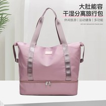 2021 new multifunctional travel luggage can be hung high school students luggage clothes bag light trend storage bag
