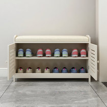 Shoe change stool can sit shoe cabinet household storage storage stool into the door multifunctional shoe rack simple modern shoe stool