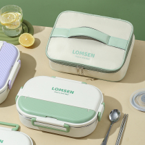 L304 stainless steel insulated lunch box sub-work group separated dinner plate elementary school students special sub-grid lunch box