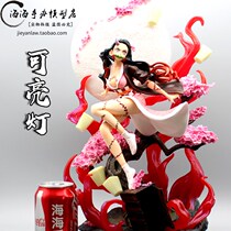 Ghost blade Rubiks cube GK violent blood stove door Your beans can light up large domestic hand-made statue model ornaments