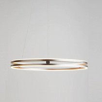  Nordic postmodern minimalist creative living room ring bedroom study Dining room Designer round model room chandelier