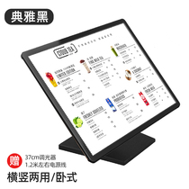 Luminous menu display card led light box billboard Milk tea shop bar table table vertical ordering menu price list