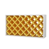 Red wine rack sprinkler rack wine Diamond diamond-shaped cross rack wine cabinet Flower Diamond wine insert custom wood