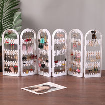  Display desktop household pylons Ear ear storage earrings jewelry simple necklace frame ring jewelry earrings