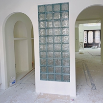 Screen cube glass brick square background wall bubble brick creative Crystal brick partition color bedroom partition wall