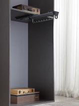 Ausford wardrobe cloakroom hanger lever push-pull clothes hanger top loading hanger telescopic cabinet multifunctional wardrobe