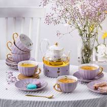 Japanese high-end ceramic glass pot flower tea set small fresh afternoon tea tea set with filter