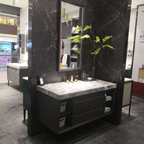 Purifan bathroom cabinet (including mirror) modern light luxury sink marble bathroom cabinet
