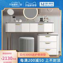 Eurasian Imperial nest Nordic light luxury dressing table bedroom makeup table simple small apartment Net Red Girl storage table one body
