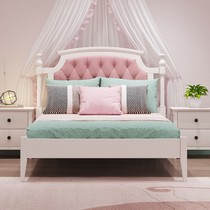 Colorful Life Children's Bed Girl Princess Practical Joker Dream Comfort Birch Solid Wood Bed