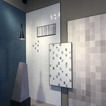 Eight rooms original imported AZTECA white crystal glazed bathroom kitchen wall tiles Nordic Japanese