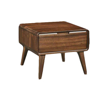 (The same style in the store)Beiyiju solid wood coffee table Black walnut Nordic style coffee table 825-6