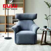 Continental space Nordic fabric lounge chair modern minimalist Italian living room single sofa bedroom creative tiger chair