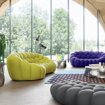 paulushomie freehand sofa post modern light luxury fabric bubble living room small apartment lazy sofa