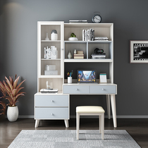 Fimax Nordic computer desktop desk Study desk Simple home student desk Bookshelf bookcase one combination