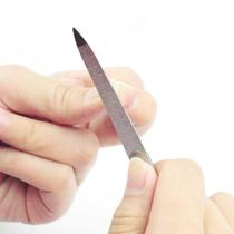 (Medium) Stainless steel nail file manicure manicure scrub nail tool rubbing gray nail file sharpener foot