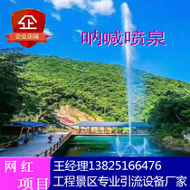 Shouting fountain shouting equipment stainless steel Roaring Spring sound-controlled fountain scenic area shouting spring horn 50 meters factory direct sales