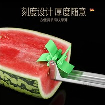 Large number watermelon diced artifact lemon divider special fruit tray 304 stainless steel household kitchen tools