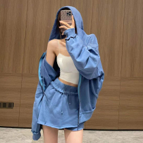 Spring Clothing 2022 New Women Design Sensation Little Crowdfried Street Casual Fashion Sportswear Half Body Dress Two Suits