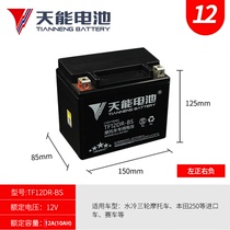 Motorcycle Battery 12V12AH ATV Honda 250 Tricycle Storage Battery 12N12A Universal 10 A