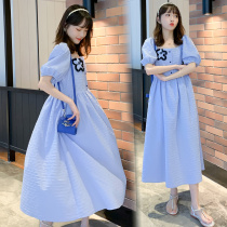 Maternity summer dress 2021 new small fresh fashion item loose summer dress long dress maternity skirt summer