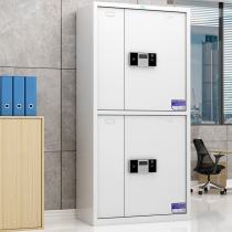 Zhenyuan~grey-white through double-section electronic lock safe cabinet ZY-MMG01 customized