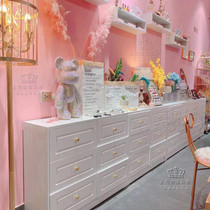 Nail Polish low cabinet short cabinet cabinet display cabinet nail shop storage Nail Polish glue wall cabinet