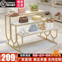  Clothing store display rack Shoe bag store Nakajima water flow table Middle display table High and low shoe store shoe rack display rack Commercial