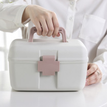 Family medicine box with first aid supplies small medicine box boyfriend Japan cute Net Red Medicine box home emergency medicine storage