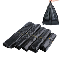 Black Garbage Bag Household Thick Pocket Disposable Vest Bag Plastic Bag Kitchen Dormitory