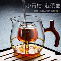 Explosion-proof and heat-resistant high temperature glass small green mandarin special brewing teapot Road cup tea maker kung fu cooking tea cup