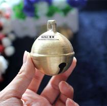 Pure brass earth round bell Big Dog Bell pet copper bell hound horse cow sheep Bell medium large dog
