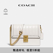 (Summer exclusive up to 50% off)COACH womens classic Hutton shoulder bag simple and versatile